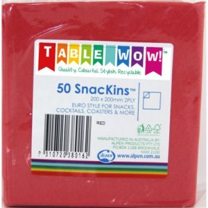 Red SnacKins - Pkt 50
